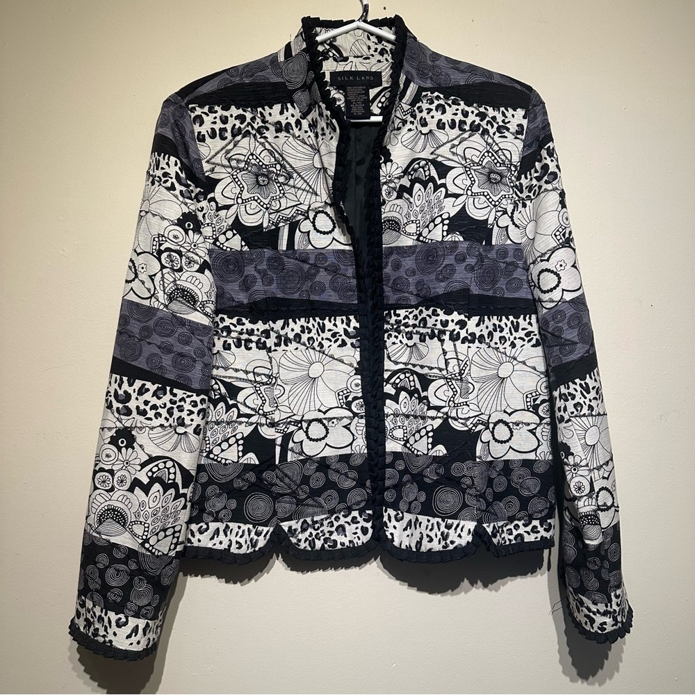 Silk Land 100% Silk Jacket/Blazer